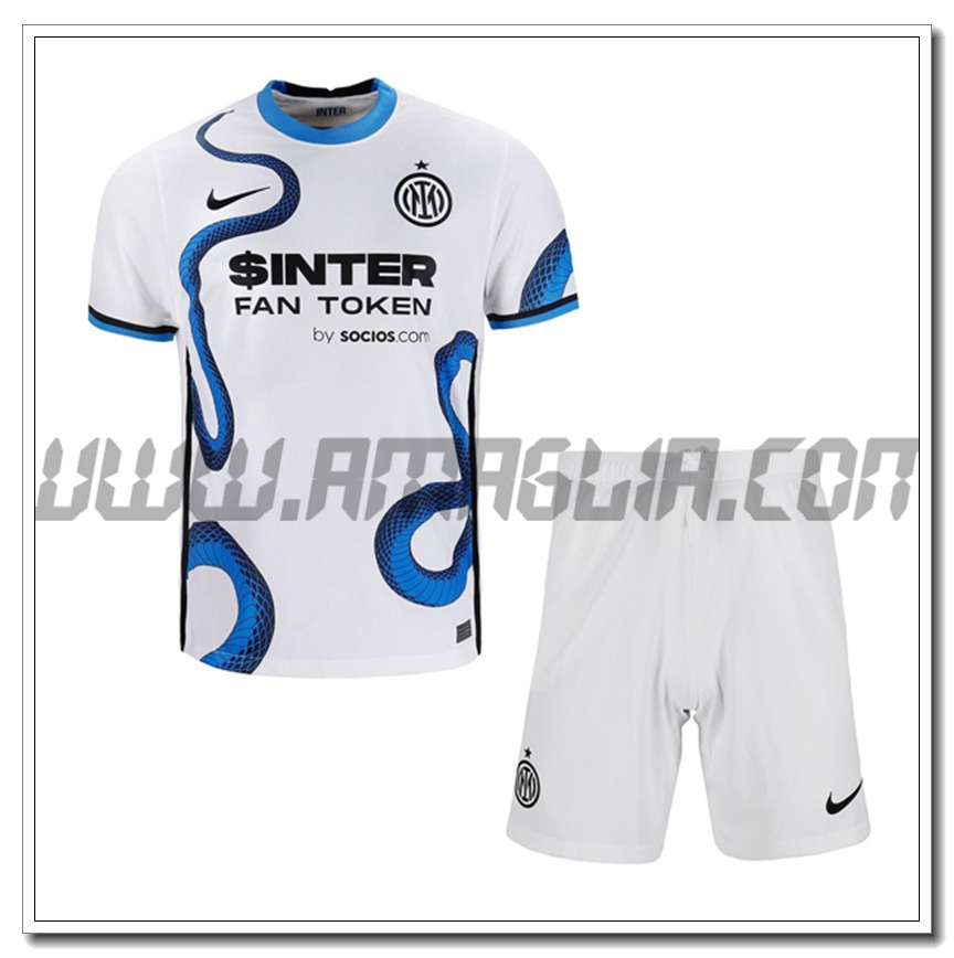 Kit Maglia Inter Milan Seconda + Pantaloncini 2021 2022
