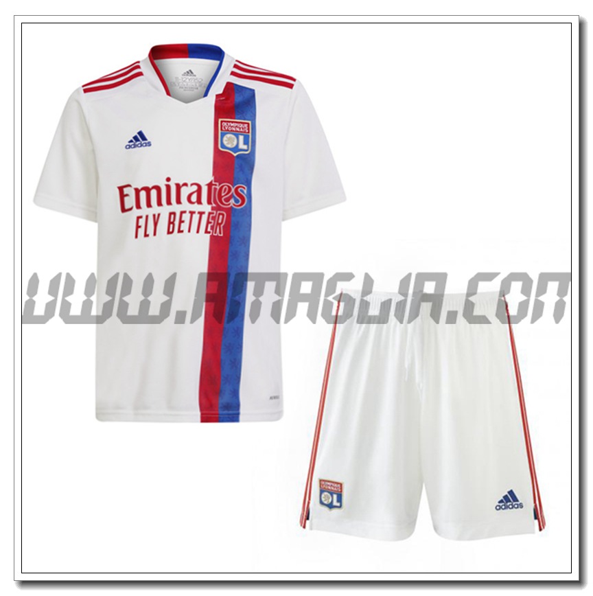 Kit Maglia Lyon OL Prima + Pantaloncini 2021 2022