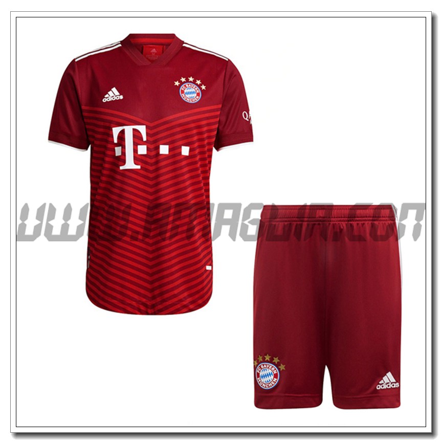 Kit Maglia Bayern Monaco Prima + Pantaloncini 2021 2022