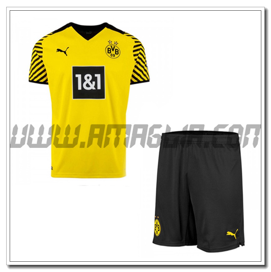 Kit Maglia Dortmund BVB Prima + Pantaloncini 2021 2022
