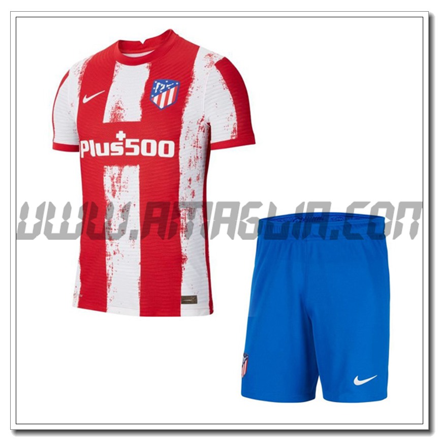 Kit Maglia Atletico Madrid Prima + Pantaloncini 2021 2022