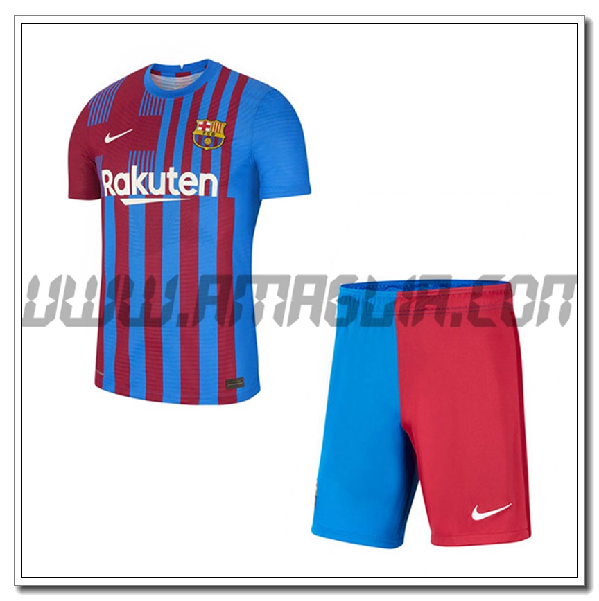Kit Maglia FC Barcellona Prima + Pantaloncini 2021 2022