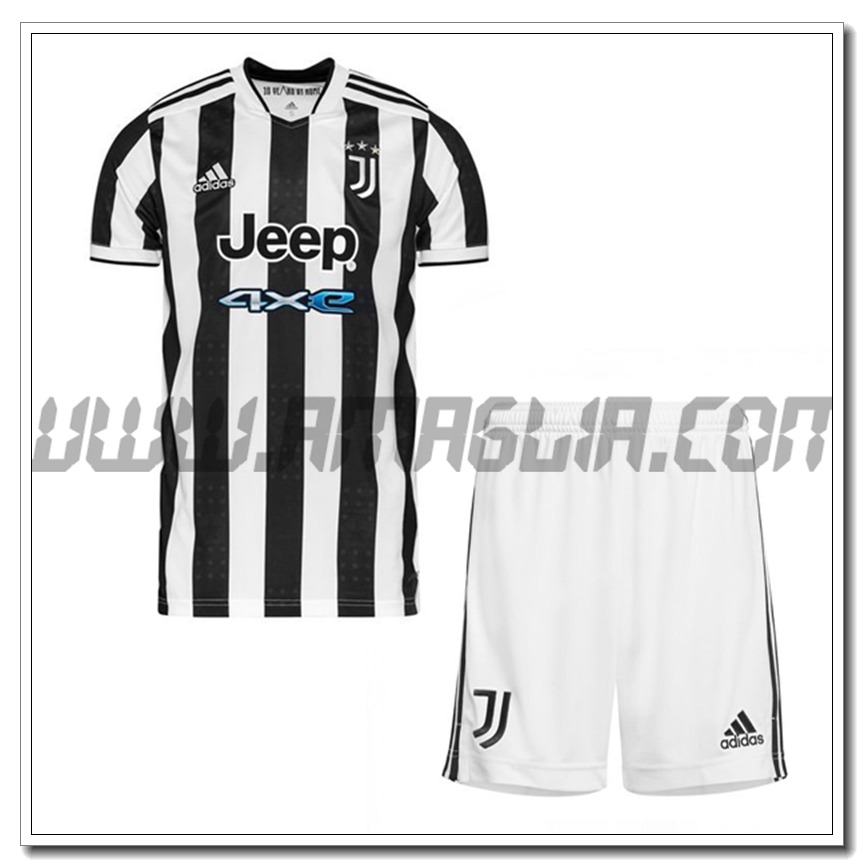 Kit Maglia Juventus Prima + Pantaloncini 2021 2022