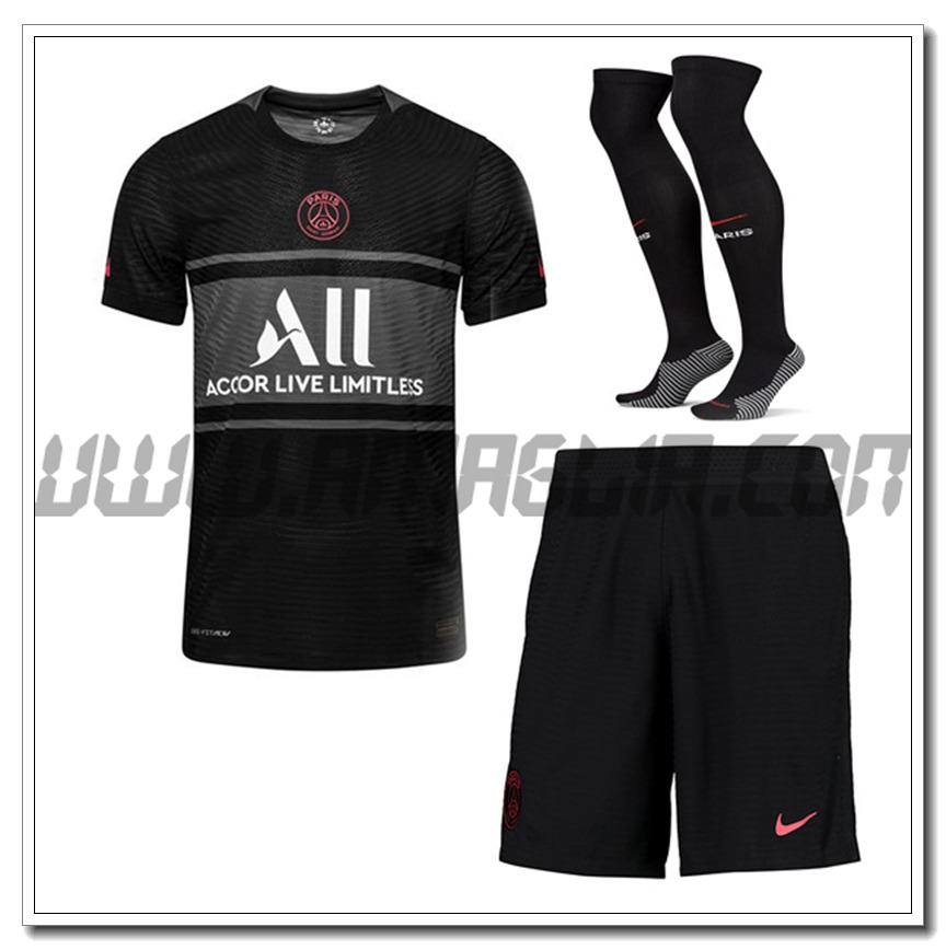 Kit Maglia PSG Jordan Terza (Pantaloncini + Calzini) 2021 2022