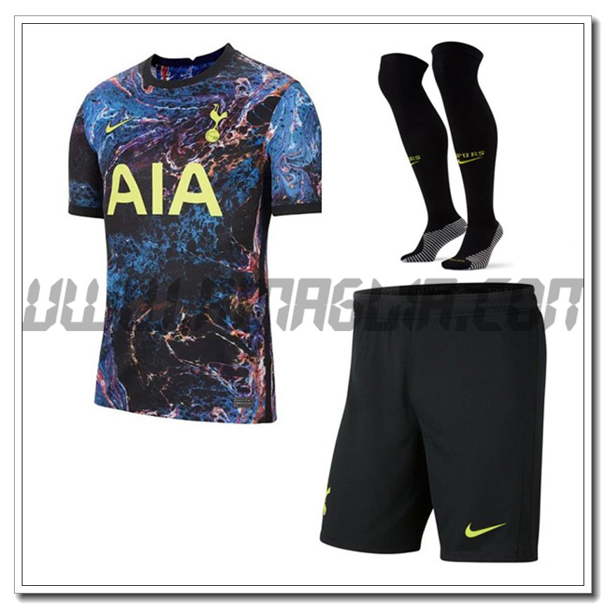 Kit Maglia Tottenham Hotspur Seconda (Pantaloncini + Calzini) 2021 2022