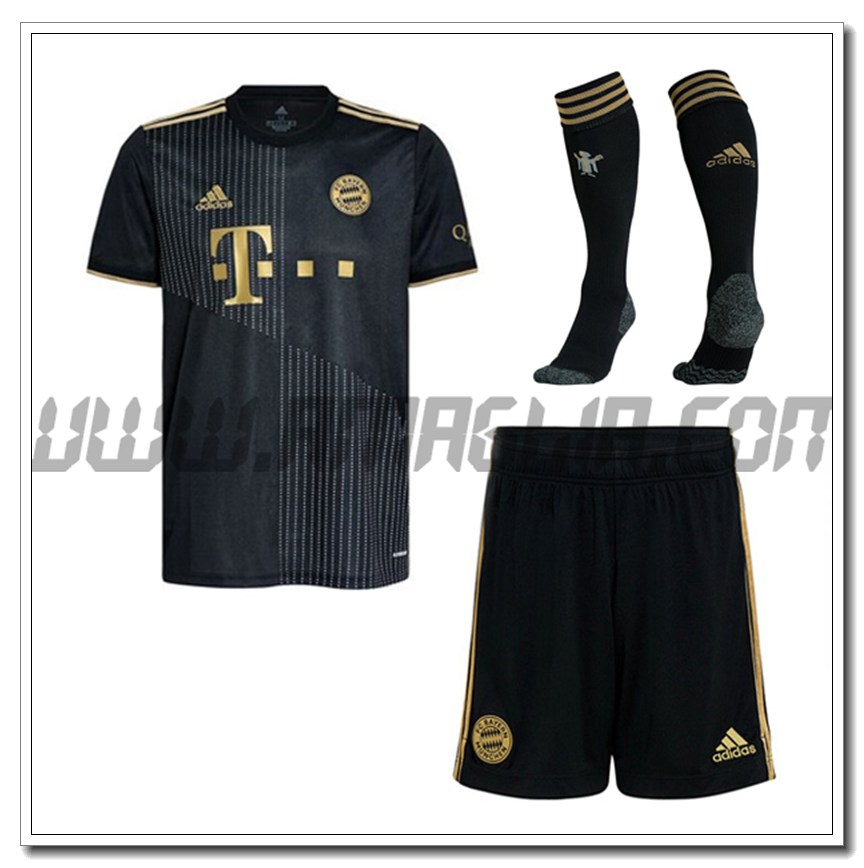 Kit Maglia Bayern Monaco Seconda (Pantaloncini + Calzini) 2021 2022