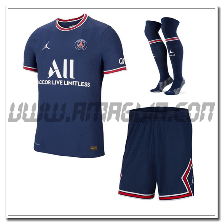 Kit Maglia PSG Jordan Prima (Pantaloncini + Calzini) 2021 2022