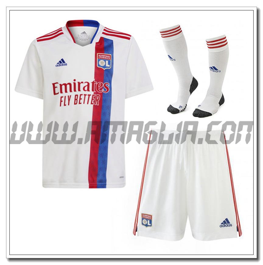 Kit Maglia Lyon OL Prima (Pantaloncini + Calzini) 2021 2022