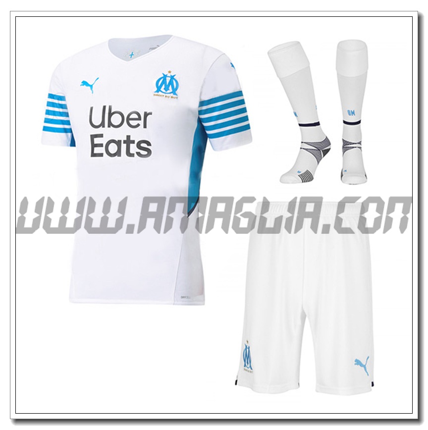 Kit Maglia Marsiglia OM Prima (Pantaloncini + Calzini) 2021 2022