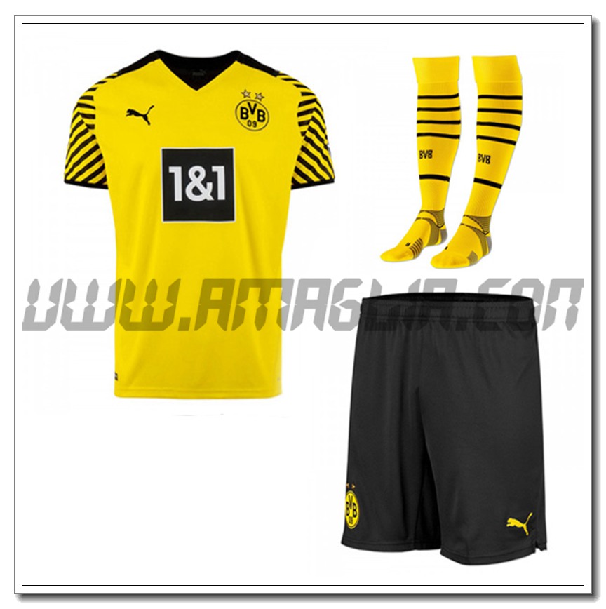 Kit Maglia Dortmund BVB Prima (Pantaloncini + Calzini) 2021 2022