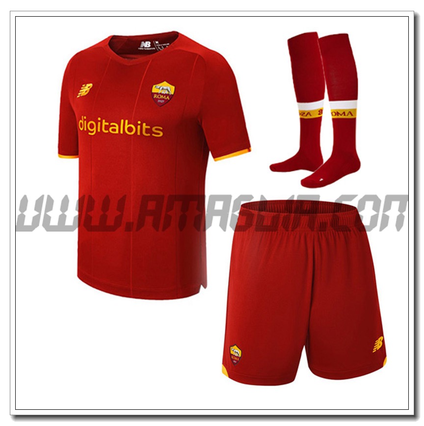 Kit Maglia AS Roma Prima (Pantaloncini + Calzini) 2021 2022