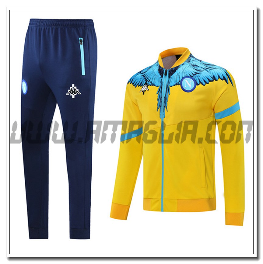 Tuta Allenamento SSC Napoli Giallo 2021 2022