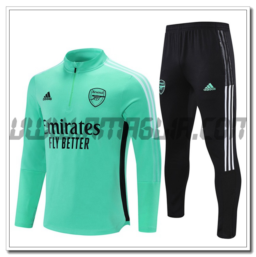 Tuta Allenamento Arsenal Verde 2021 2022