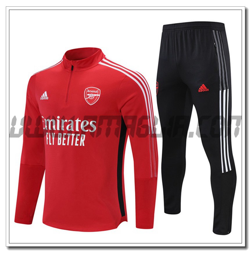 Tuta Allenamento Arsenal Rosso 2021 2022 -1