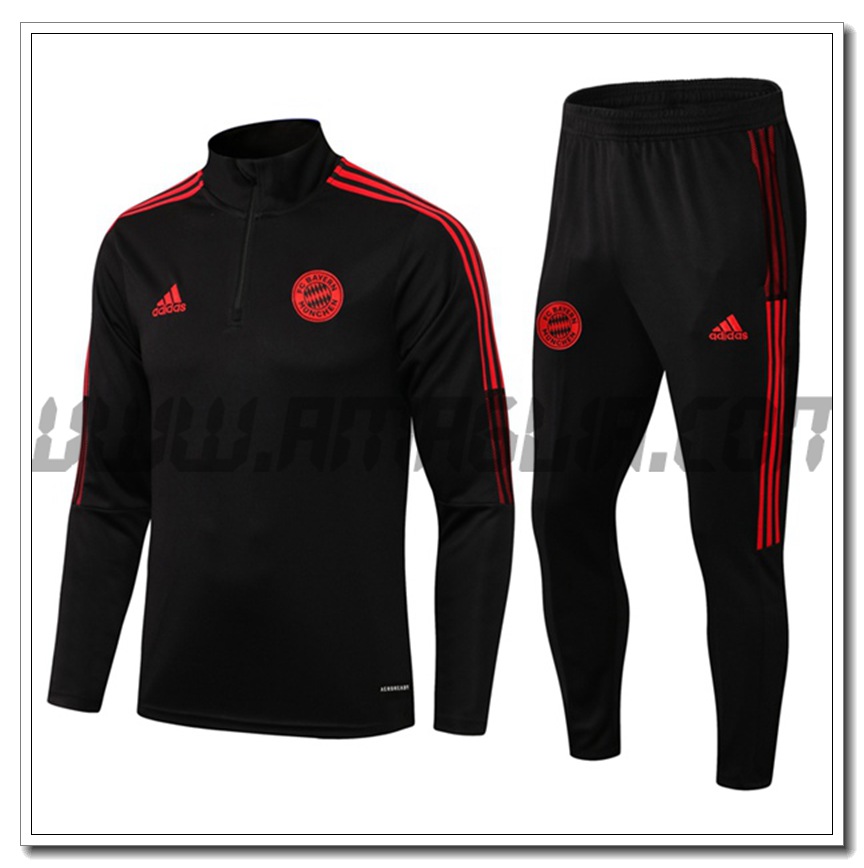 Tuta Allenamento Bayern Monaco Nero 2021 2022