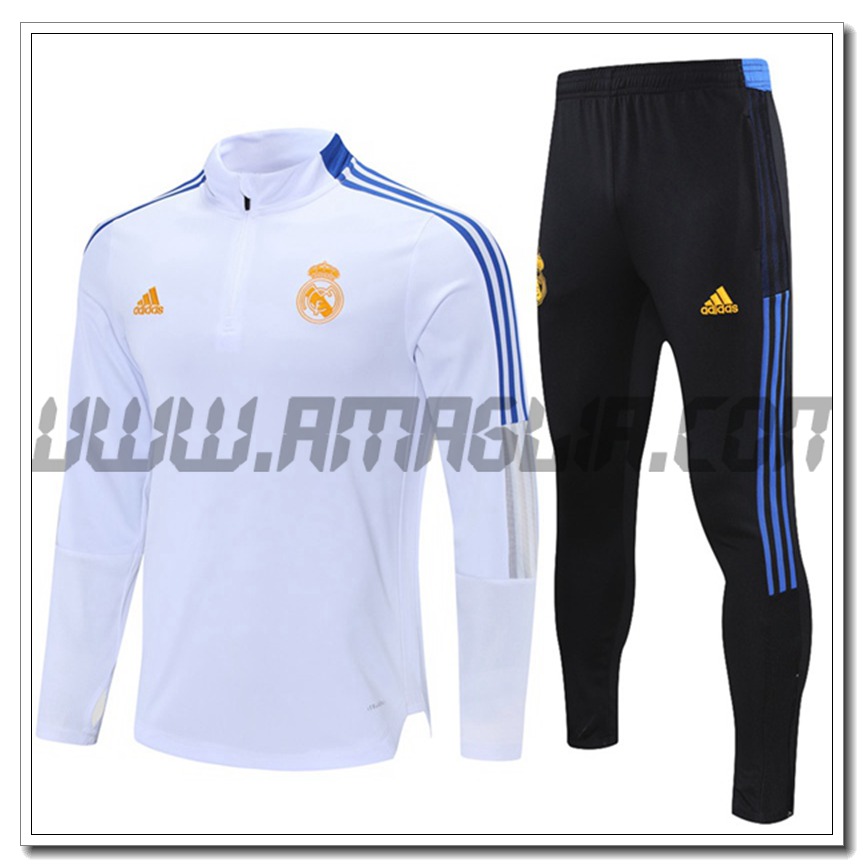 Tuta Allenamento Real Madrid Bianco 2021 2022