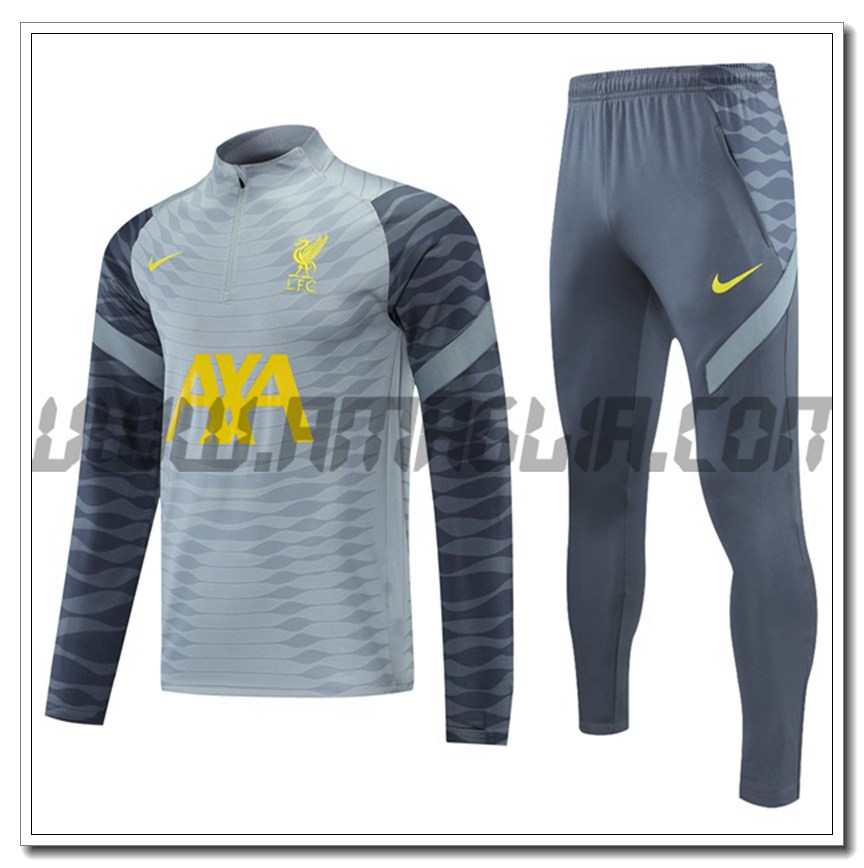 Tuta Allenamento FC Liverpool Grigio 2021 2022