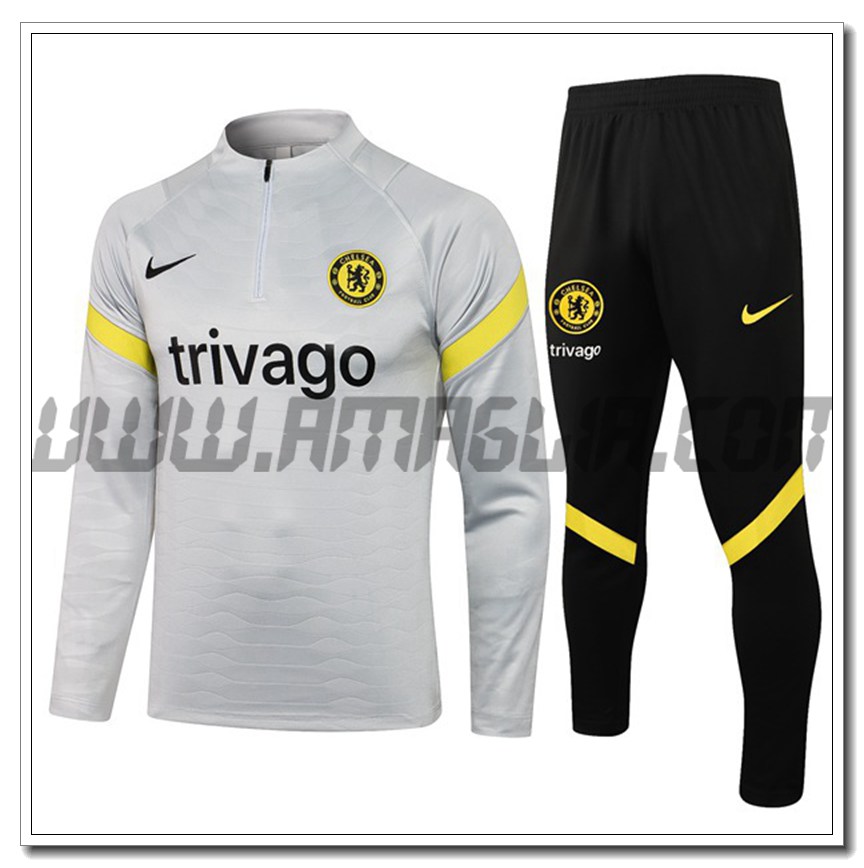 Tuta Allenamento FC Chelsea Grigio 2021 2022