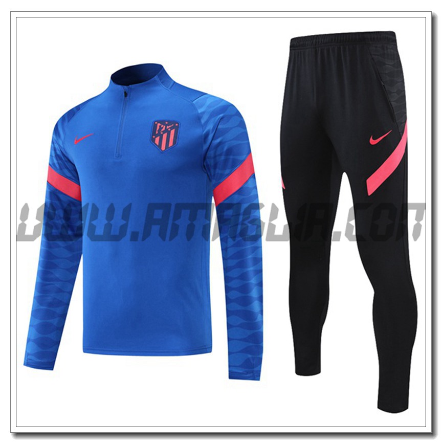 Tuta Allenamento Atletico Madrid Blu 2021 2022 -1