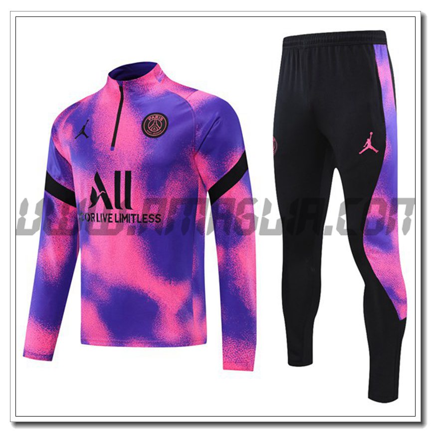 Tuta Allenamento Jordan PSG Violet/Rosa 2021 2022