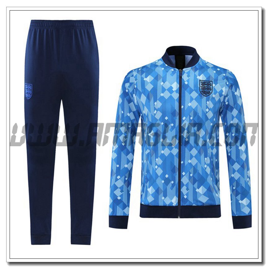 Tuta Giacca Allenamento Inghilterra Blu 2021 2022