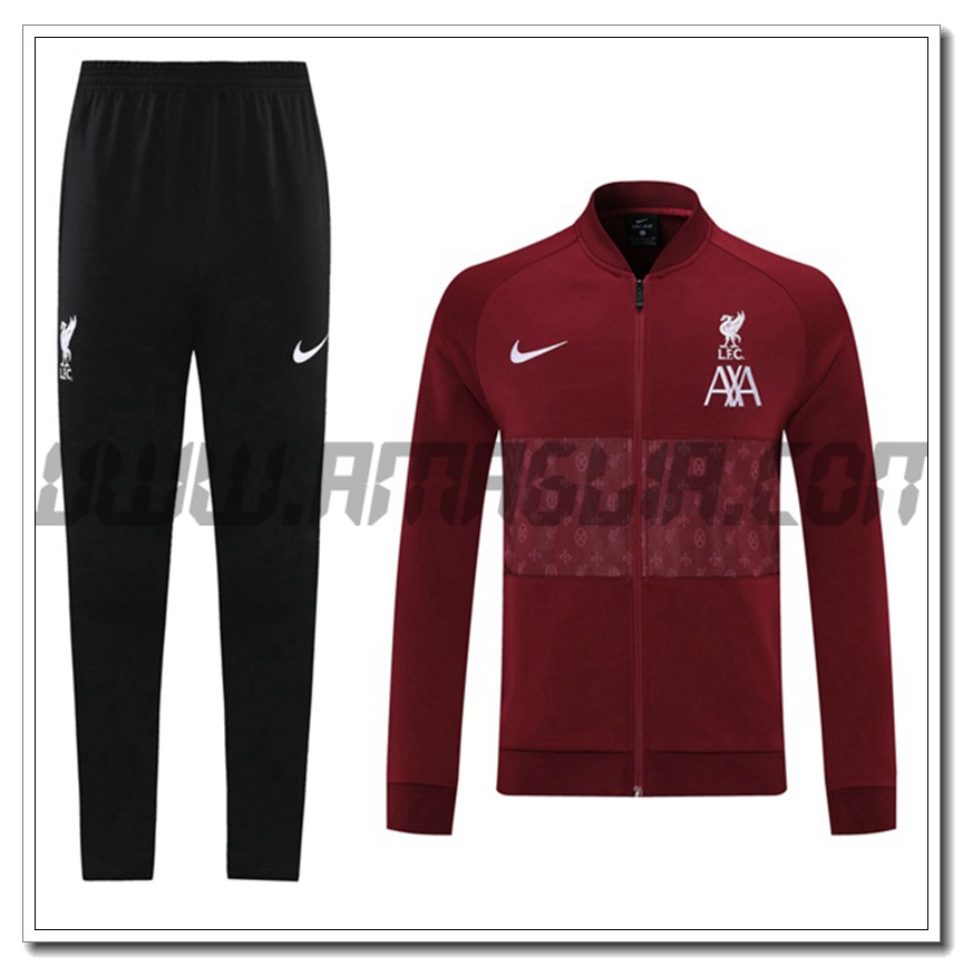 Tuta Giacca Allenamento FC Liverpool Rosso 2021 2022 -1