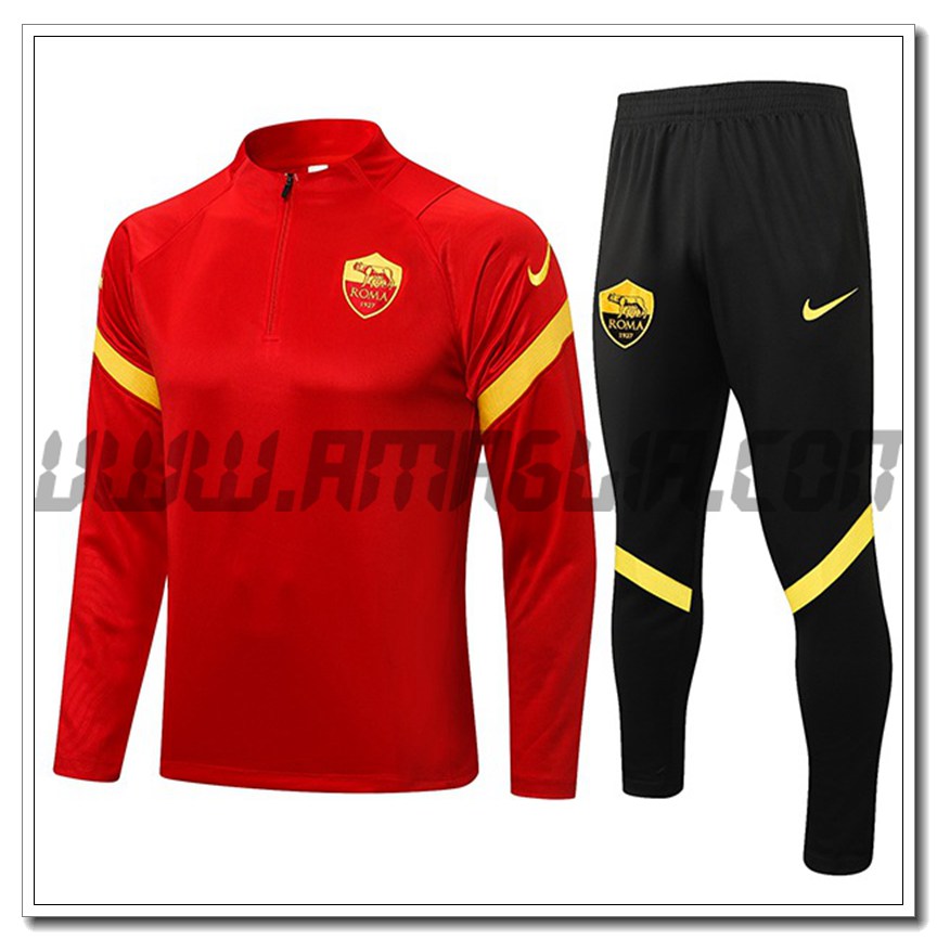 Tuta Allenamento Roma Rosso 2021 2022