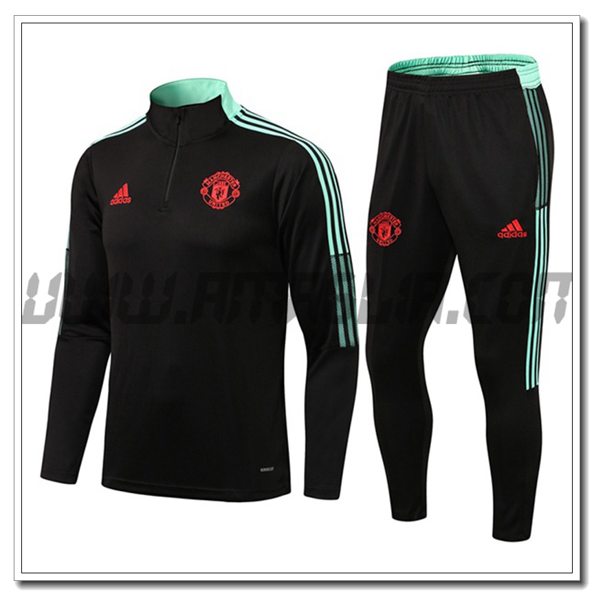 Tuta Allenamento Manchester United Grigio/Rosso 2021 2022