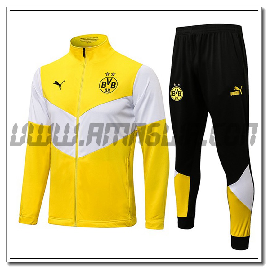 Tuta Giacca Allenamento Dortmund Giallo 2021 2022