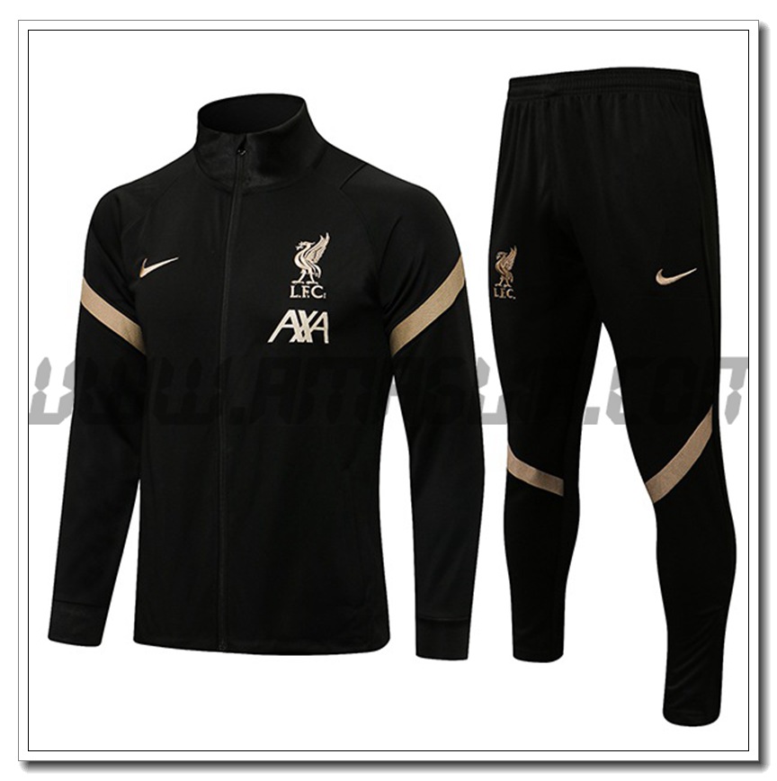 Tuta Giacca Allenamento FC Liverpool Verde 2021 2022