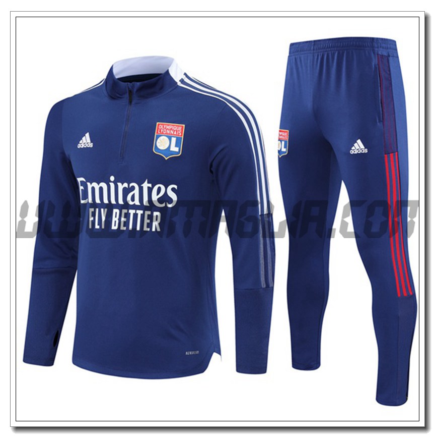 Tuta Allenamento Lyon OL Blu 2021 2022