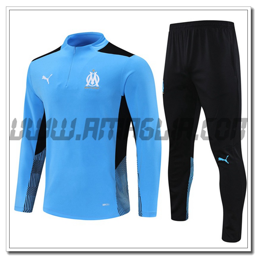 Tuta Allenamento Marsiglia OM Blu 2021 2022