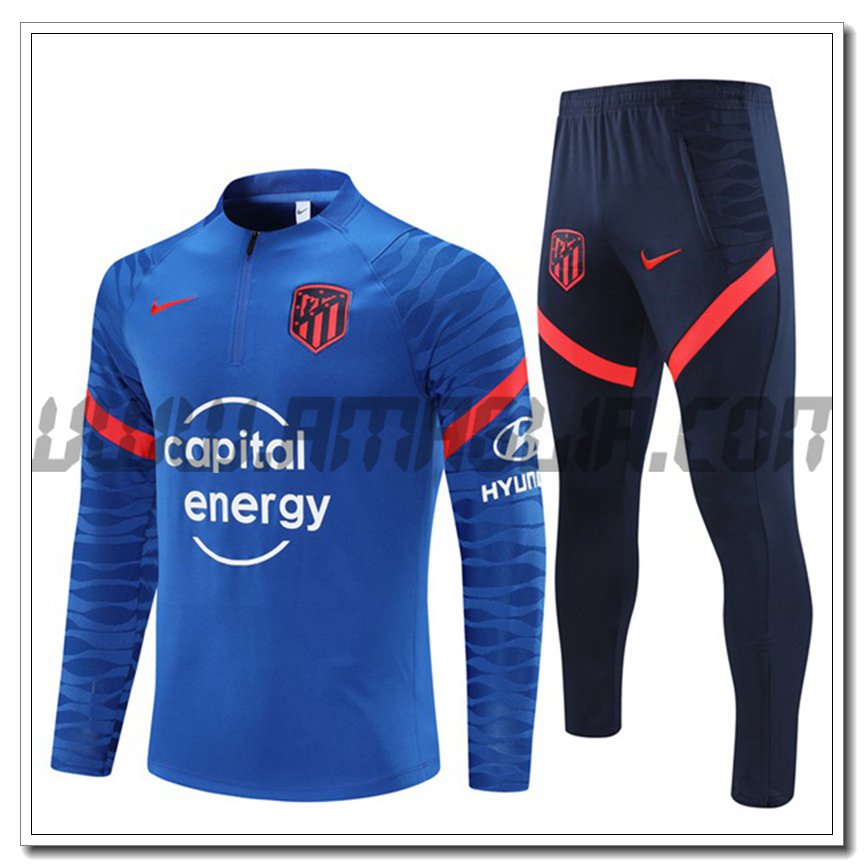 Tuta Allenamento Atl鑼卼ico Madrid Blu 2021 2022