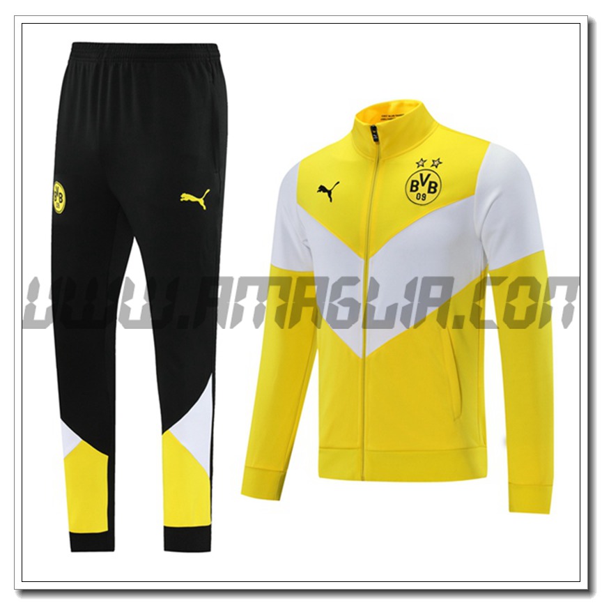 Tuta Giacca Allenamento Dortmund BVB Giallo 2021 2022