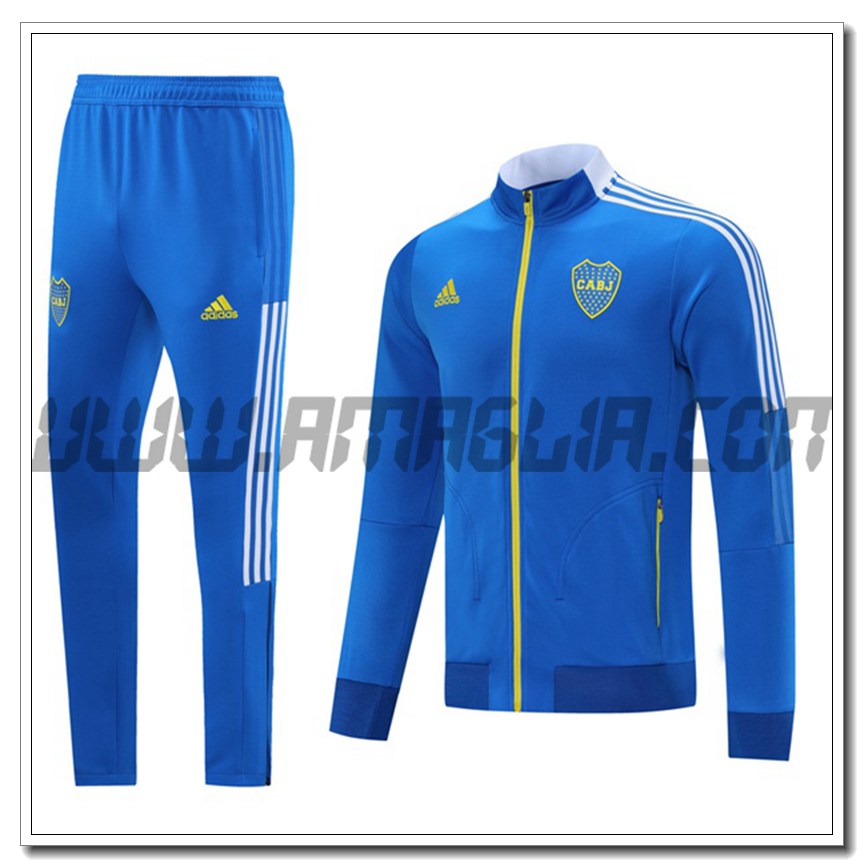 Tuta Giacca Allenamento Boca JuNeros Blu 2021 2022