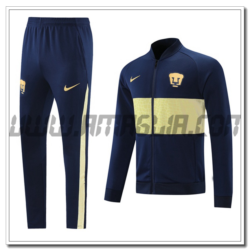 Tuta Giacca Allenamento Pumas UNAM Blu Marino 2021 2022