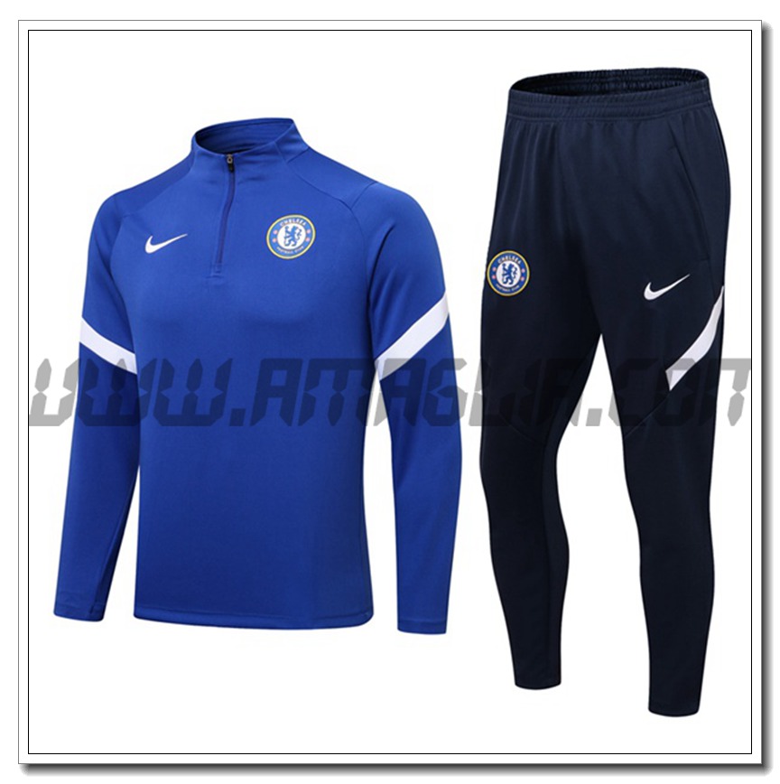 Tuta Allenamento FC Chelsea Blu Marino/Grigio 2021 2022