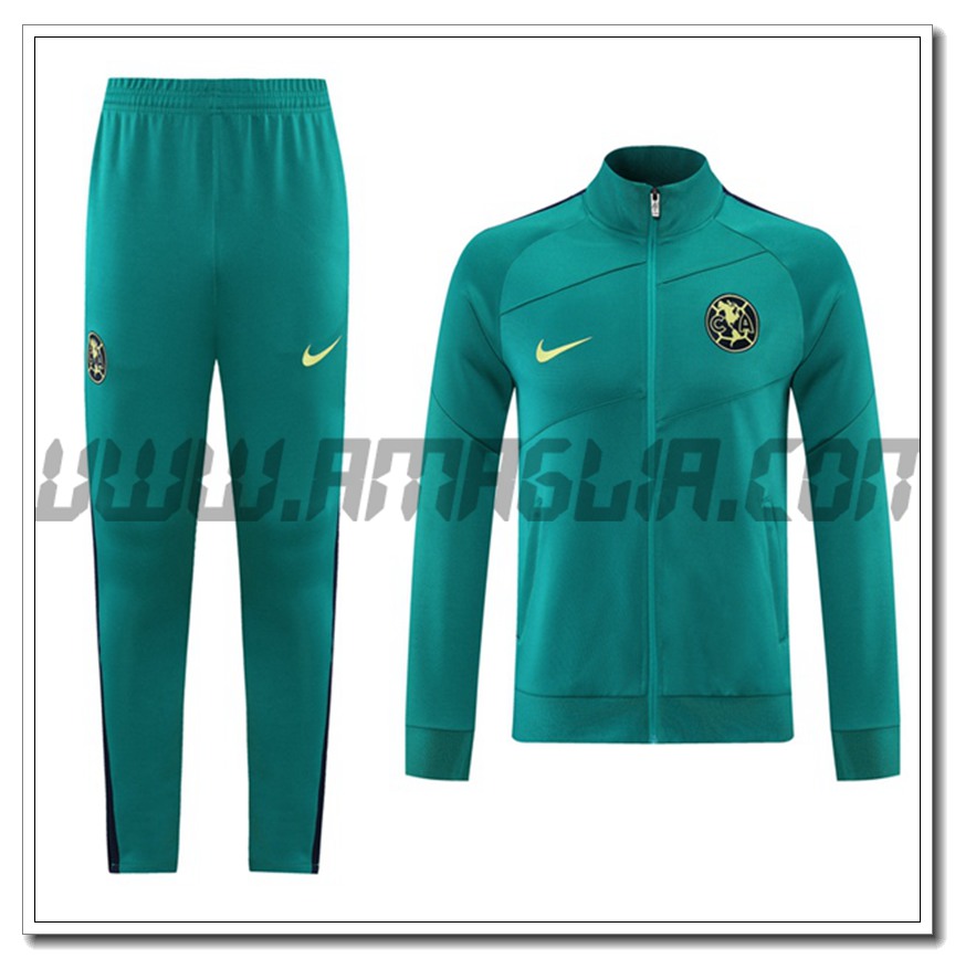 Tuta Giacca Allenamento Club America Verde 2021 2022