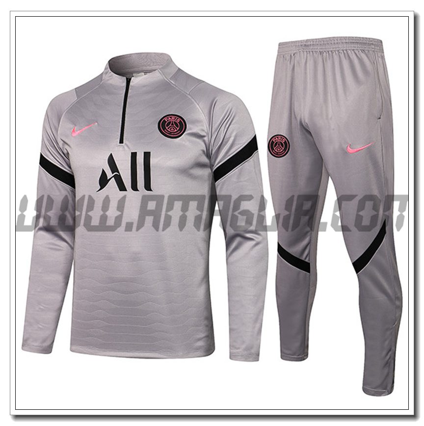 Tuta Allenamento Jordan PSG Grigio 2021 2022