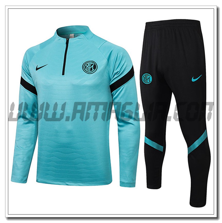 Tuta Allenamento Inter Milan Blu 2021-22 Scontate Thailandia