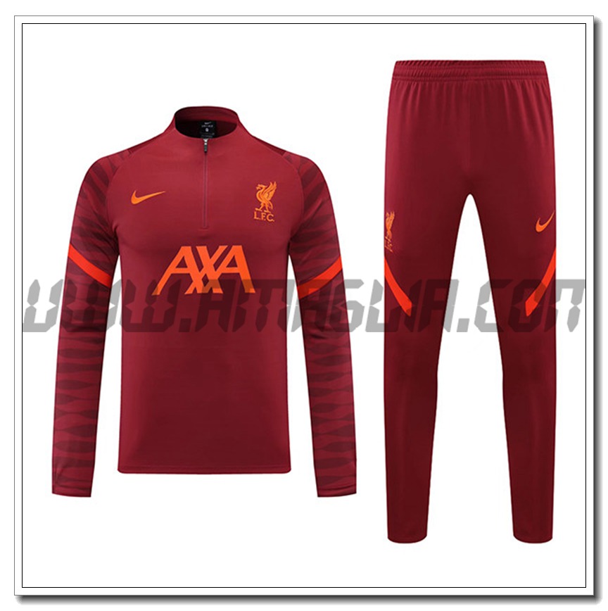 Tuta Allenamento FC Liverpool Rosso 2021 2022