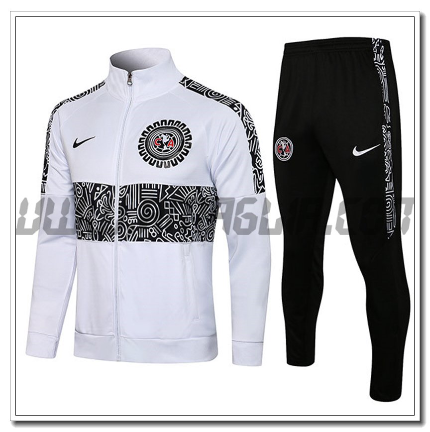 Tuta Allenamento Club America Bianco 2021 2022