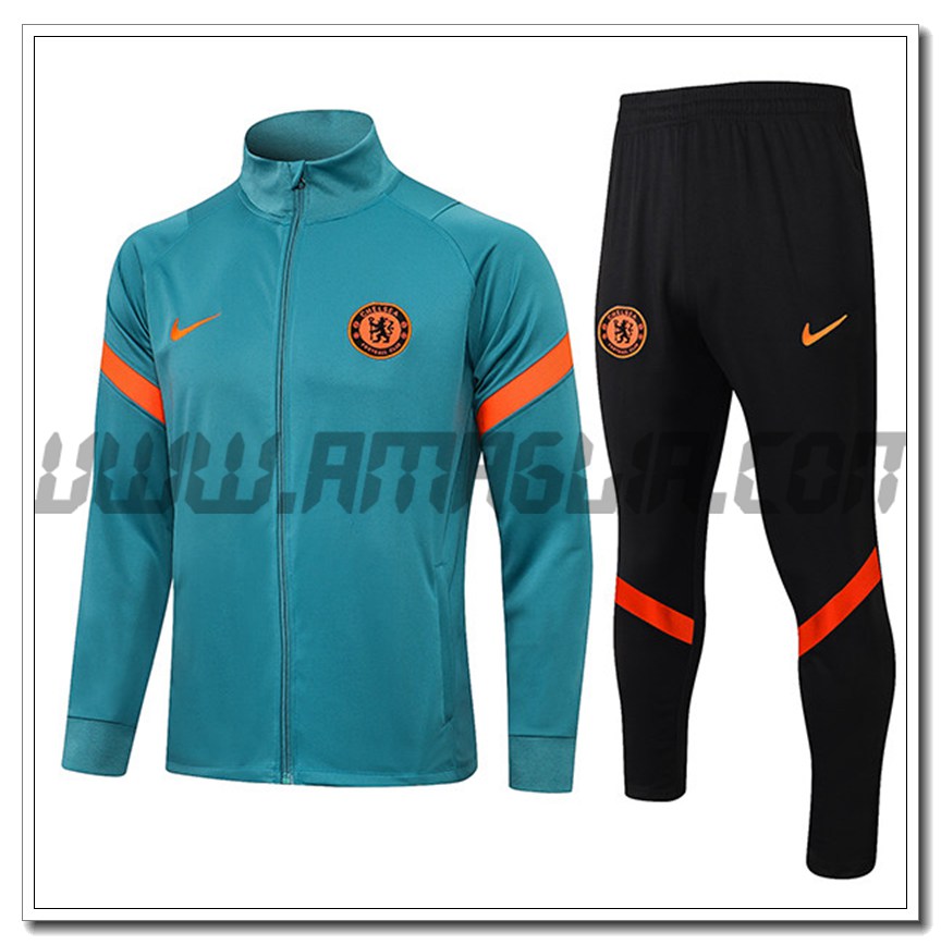 Tuta Allenamento FC Chelsea Verde 2021 2022