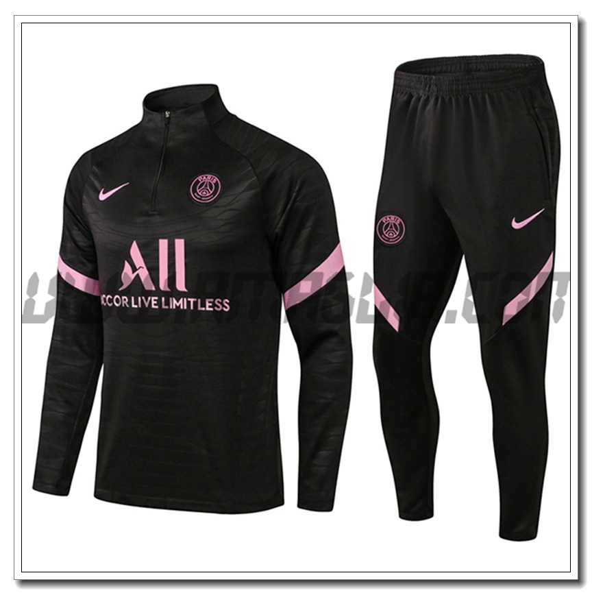 Tuta Allenamento Jordan PSG Stencil Nero 2021 2022