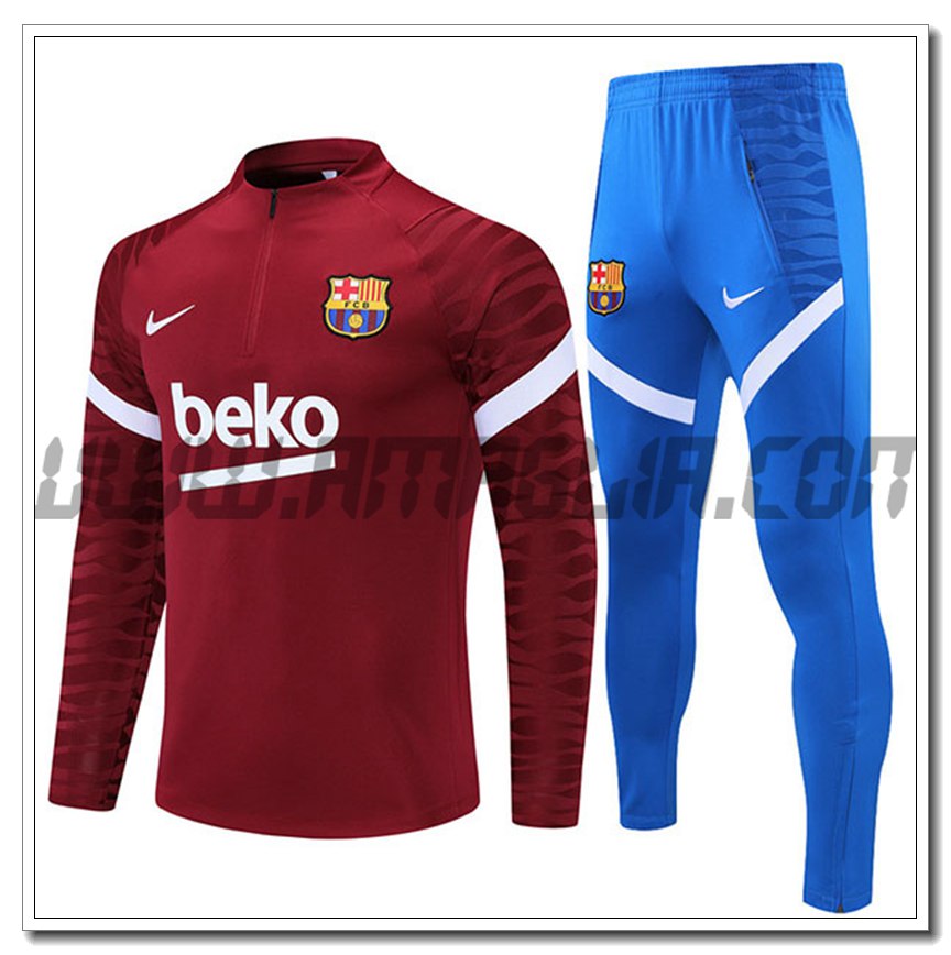 Tuta Allenamento FC Barcellona Rosso 2021 2022