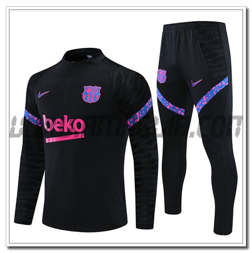 Tuta Allenamento FC Barcellona Nero 2021 2022