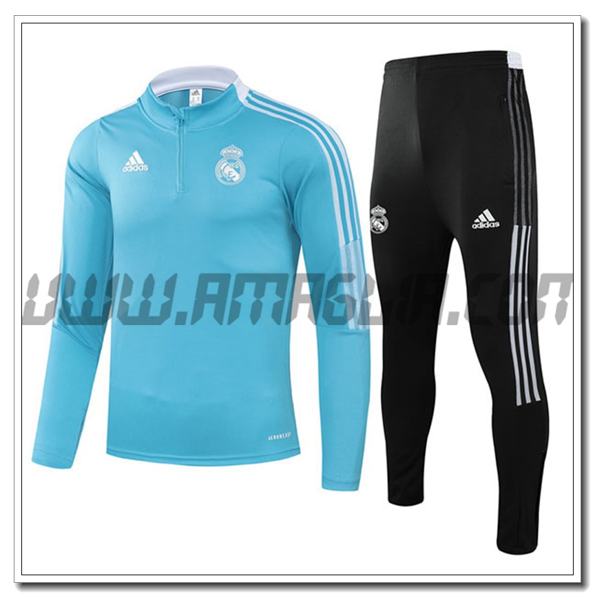 Tuta Allenamento Real Madrid Blu 2021 2022