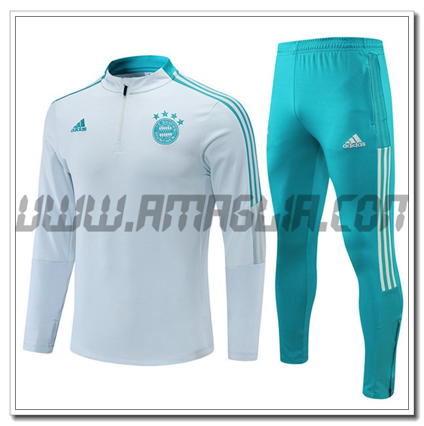 Tuta Allenamento Bayern Monaco Bianco 2021 2022