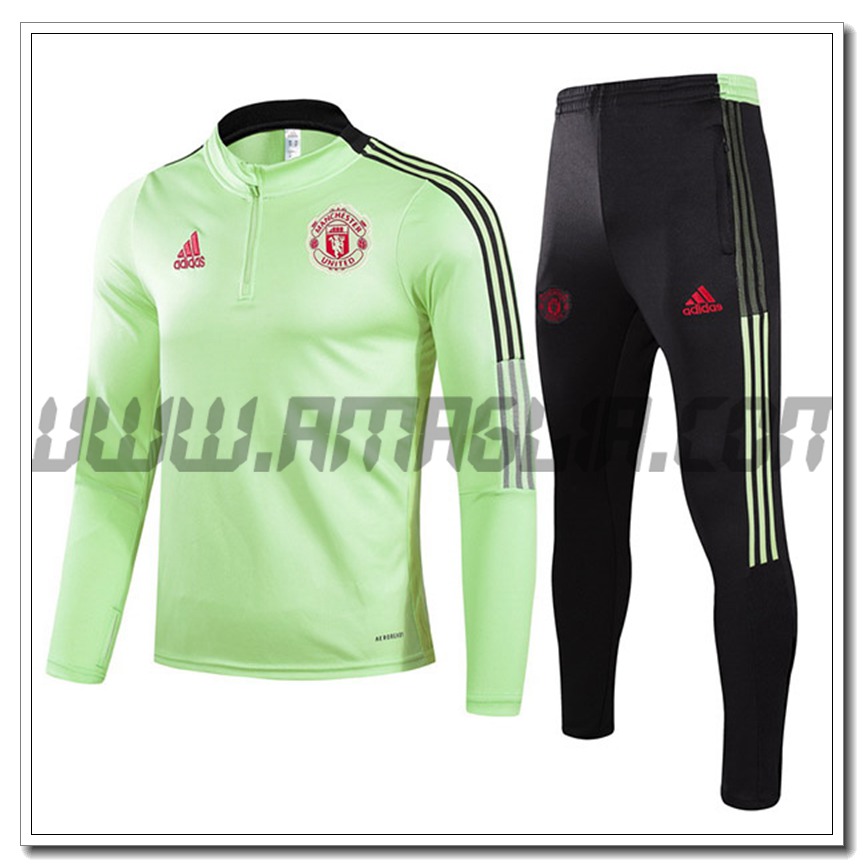 Tuta Allenamento Manchester United Verde 2021 2022