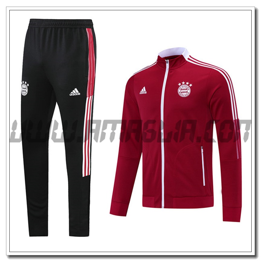 Tuta Allenamento Bayern Monaco Rosso 2021 2022